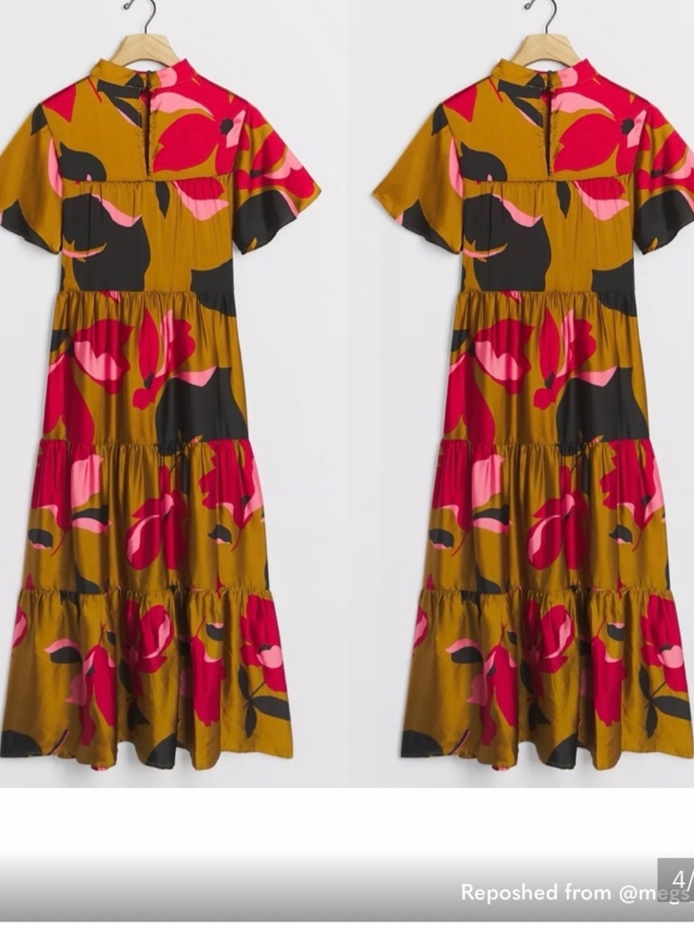 Anthropologie Corey Lynn Calter Gianna Tiered Maxi Dress Size XS - Picture 2 of 9